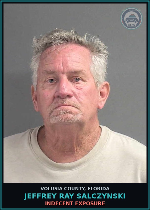 Booking mugshot of JEFFREY RAY SALCZYNSKI in Volusia County