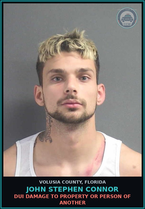 Booking mugshot of JOHN STEPHEN CONNOR in Volusia County