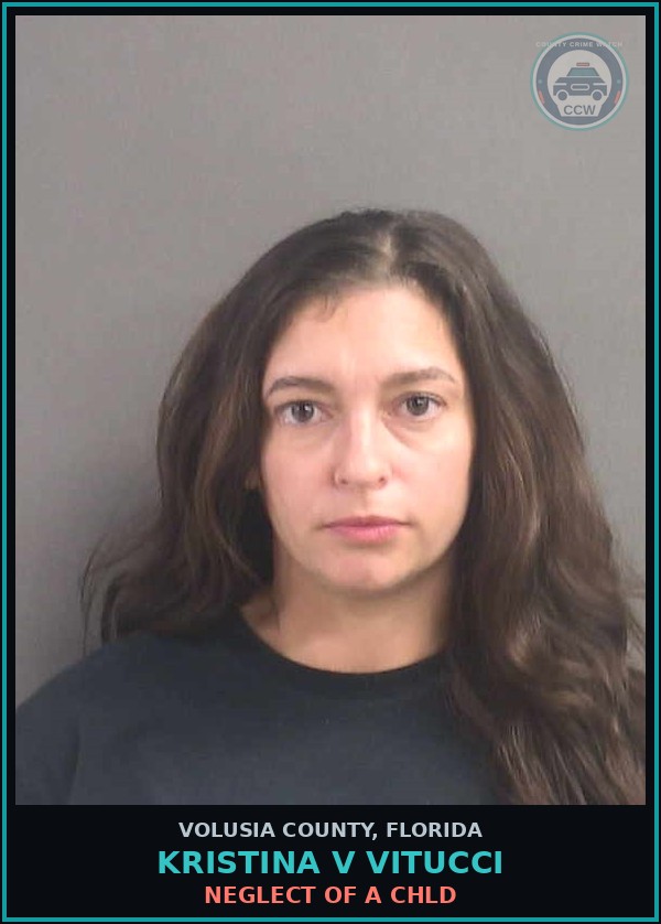 Booking mugshot of KRISTINA V VITUCCI in Volusia County