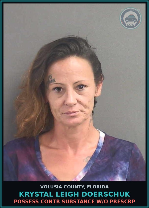 Booking mugshot of KRYSTAL LEIGH DOERSCHUK in Volusia County