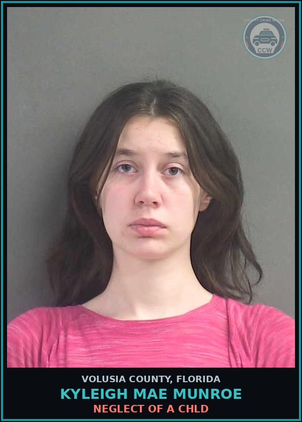 Booking mugshot of KYLEIGH MAE MUNROE in Volusia County