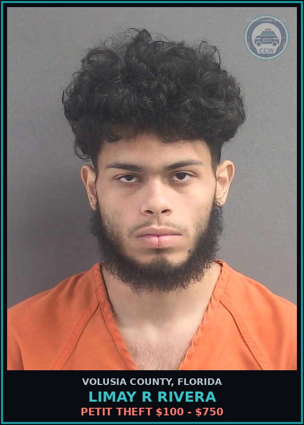 Booking mugshot of LIMAY R RIVERA in Volusia County