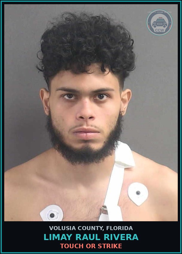 Booking mugshot of LIMAY RAUL RIVERA in Volusia County