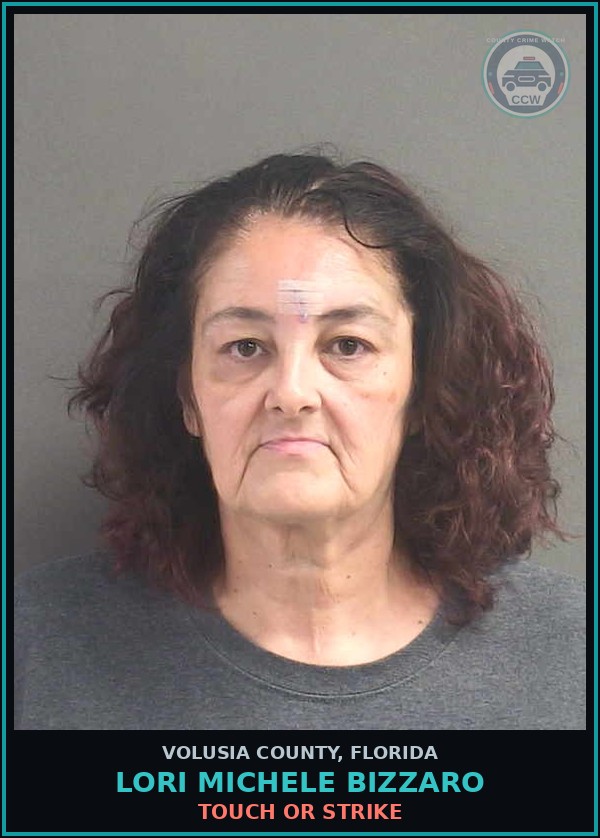 Booking mugshot of LORI MICHELE BIZZARO in Volusia County