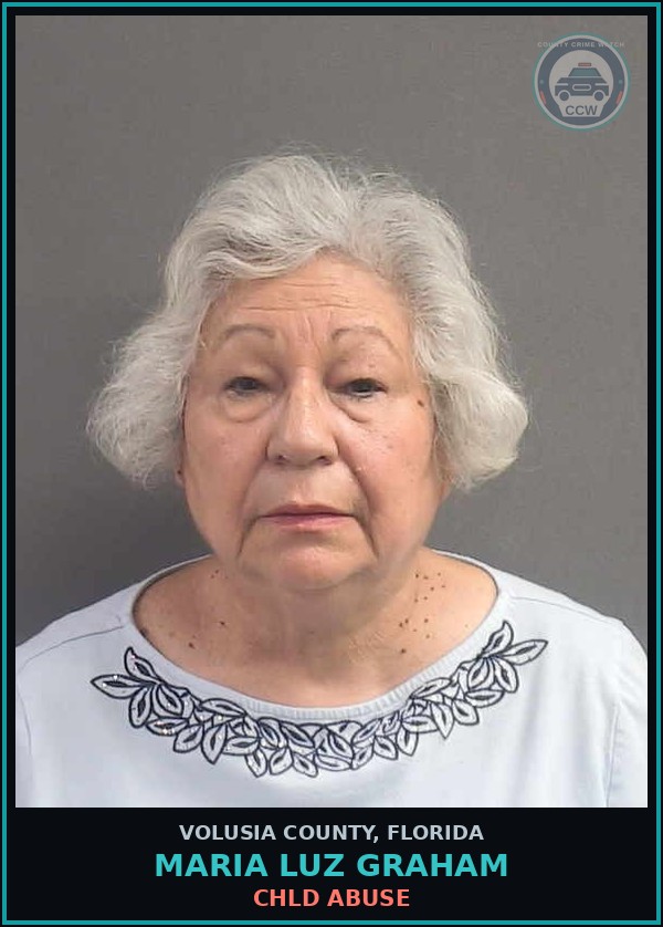 Booking mugshot of MARIA LUZ GRAHAM in Volusia County