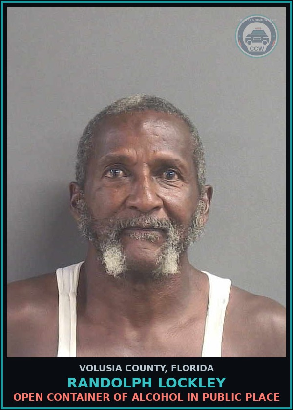 Booking mugshot of RANDOLPH LOCKLEY in Volusia County