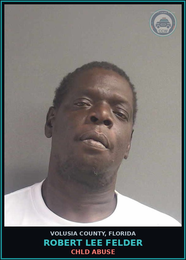 Booking mugshot of ROBERT LEE FELDER in Volusia County