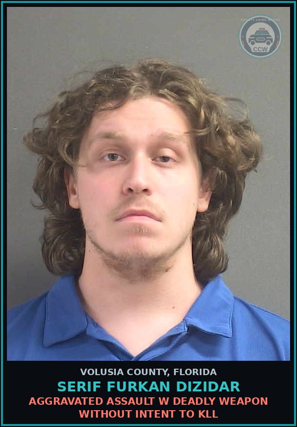 Booking mugshot of SERIF FURKAN DIZIDAR in Volusia County