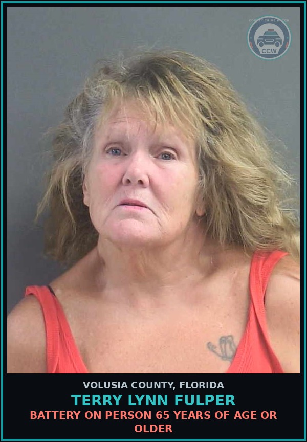 Booking mugshot of TERRY LYNN FULPER in Volusia County