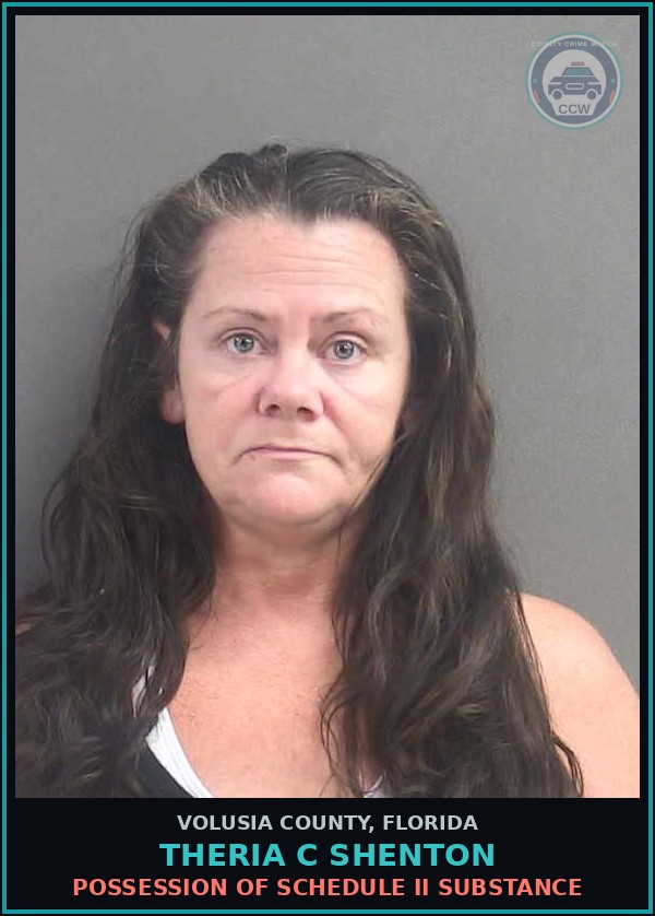 Booking mugshot of THERIA C SHENTON in Volusia County