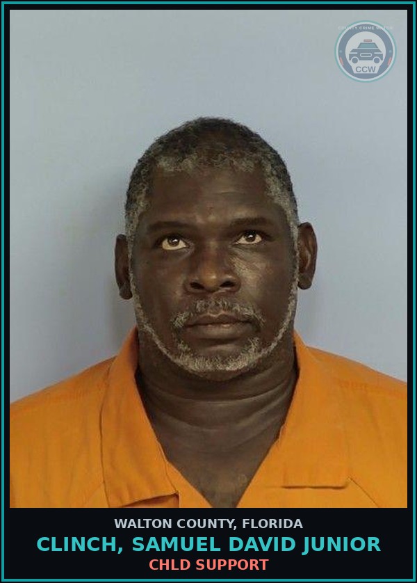 Booking mugshot of CLINCH, SAMUEL DAVID Junior in Walton County