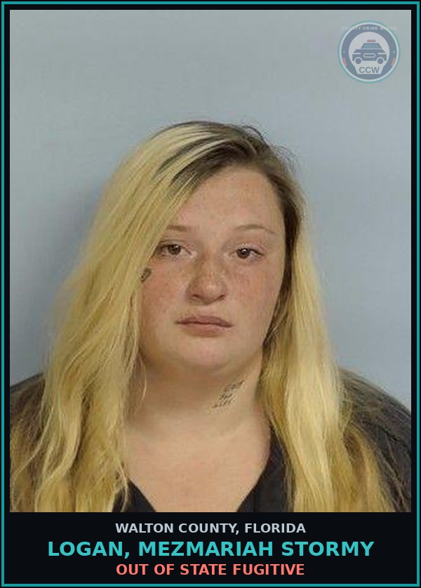 Booking mugshot of LOGAN, MEZMARIAH STORMY in Walton County