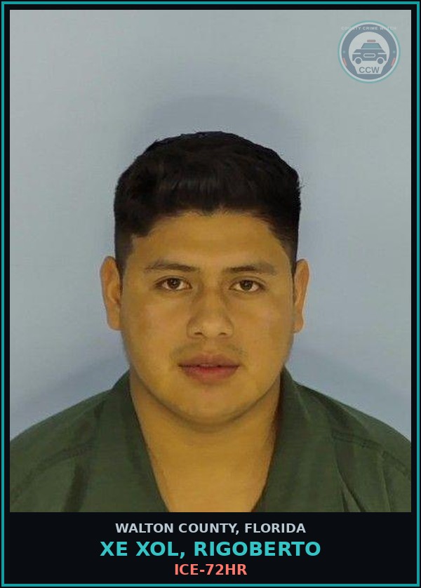 Booking mugshot of XE XOL, RIGOBERTO in Walton County