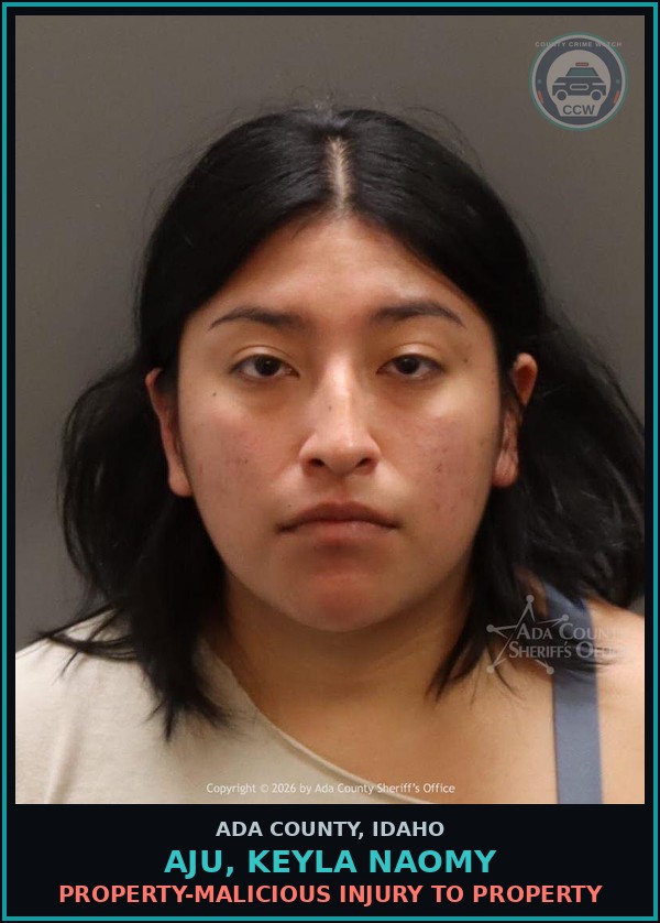 Booking mugshot of Aju, Keyla Naomy in Ada County