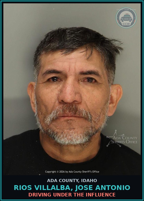 Booking mugshot of Rios villalba, Jose Antonio in Ada County