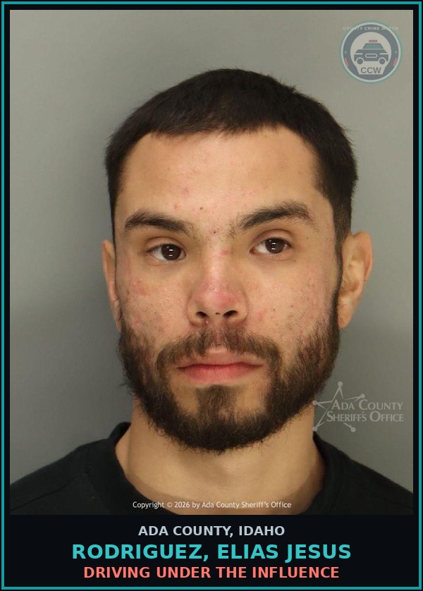 Booking mugshot of Rodriguez, Elias Jesus in Ada County