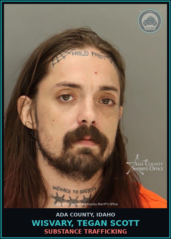 Booking mugshot of Wisvary, Tegan Scott in Ada County