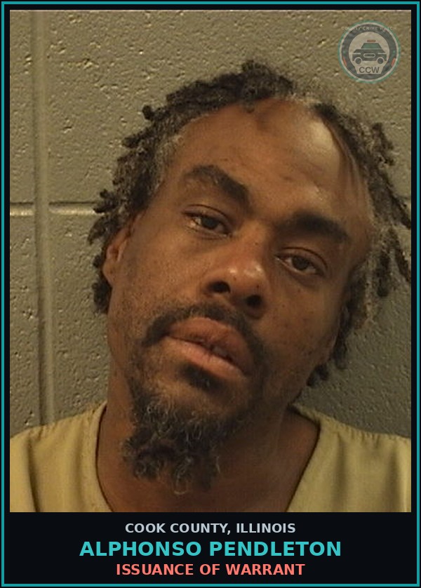 Booking mugshot of Alphonso Pendleton in Cook County