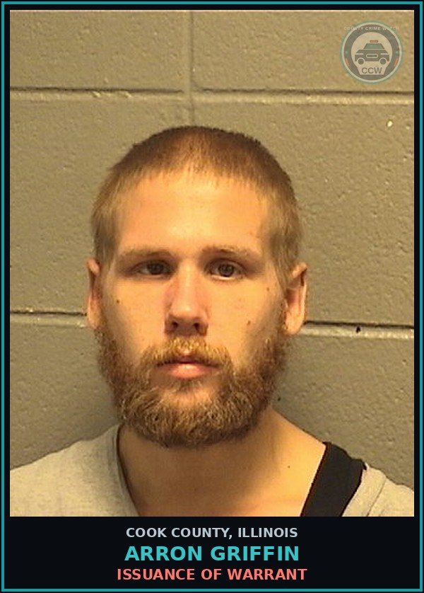Booking mugshot of Arron Griffin in Cook County