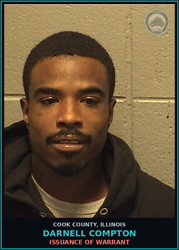 Booking mugshot of Darnell Compton in Cook County