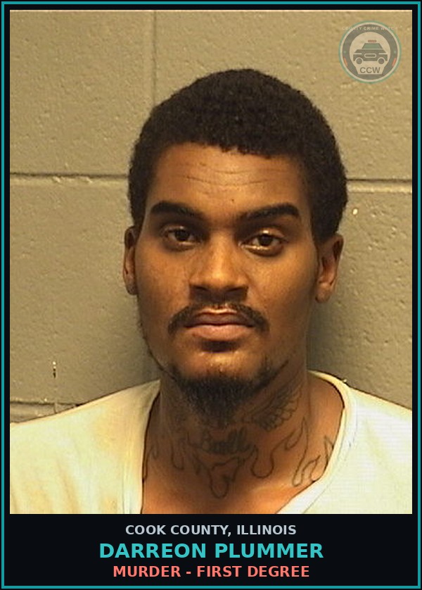 Booking mugshot of Darreon Plummer in Cook County