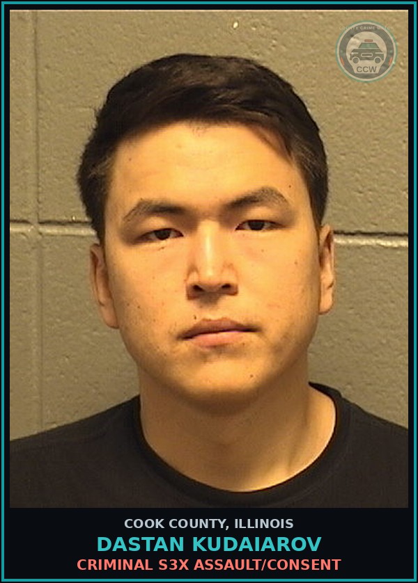Booking mugshot of DASTAN KUDAIAROV in Cook County