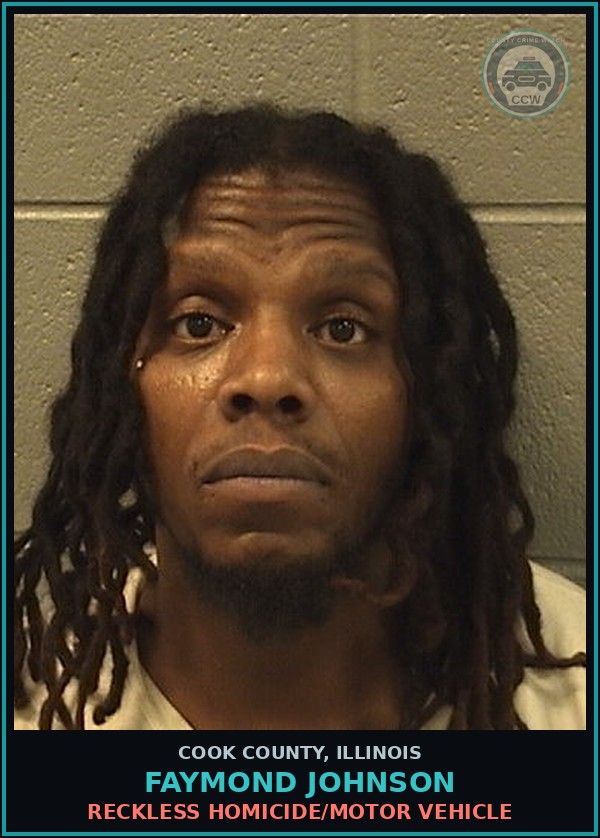 Booking mugshot of Faymond Johnson in Cook County