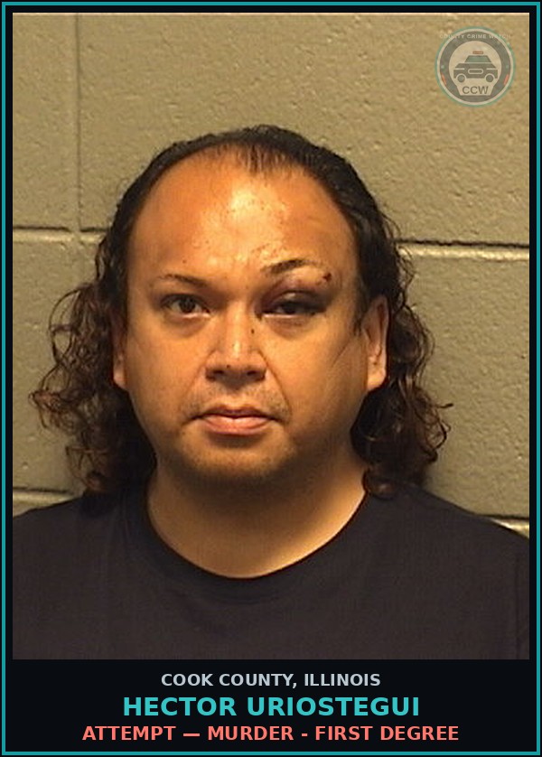 Booking mugshot of HECTOR URIOSTEGUI in Cook County