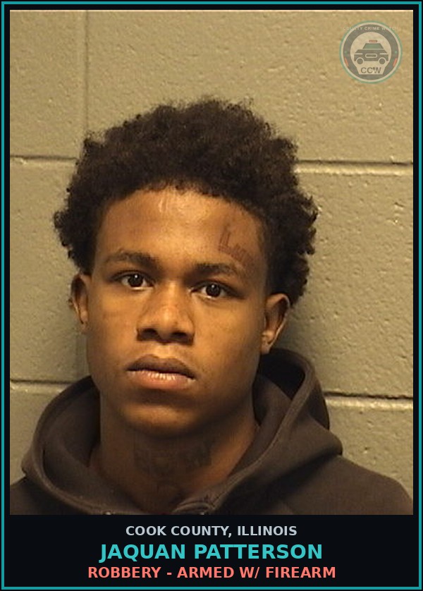 Booking mugshot of Jaquan Patterson in Cook County