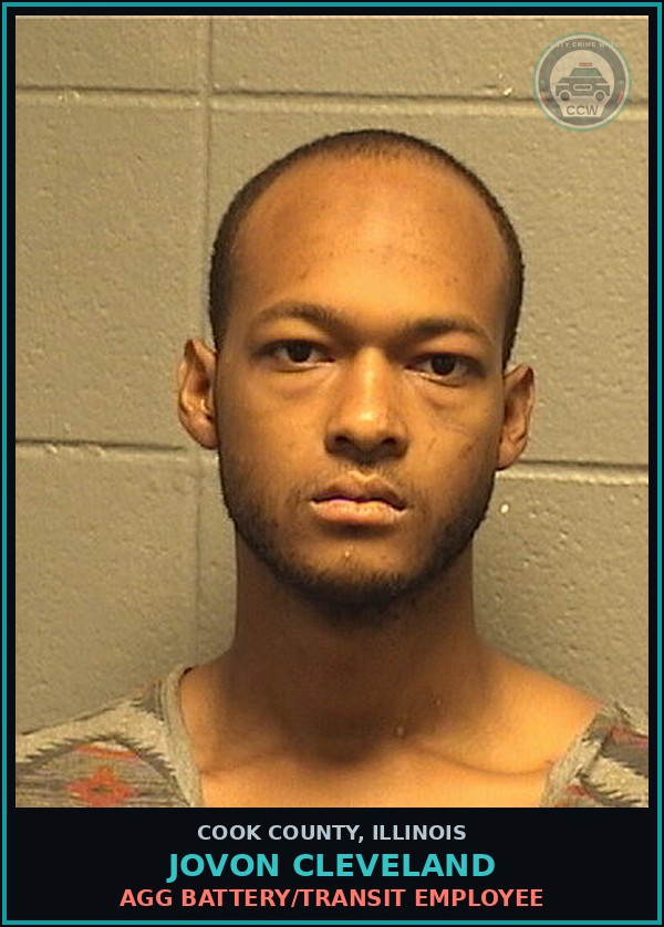 Booking mugshot of JOVON CLEVELAND in Cook County