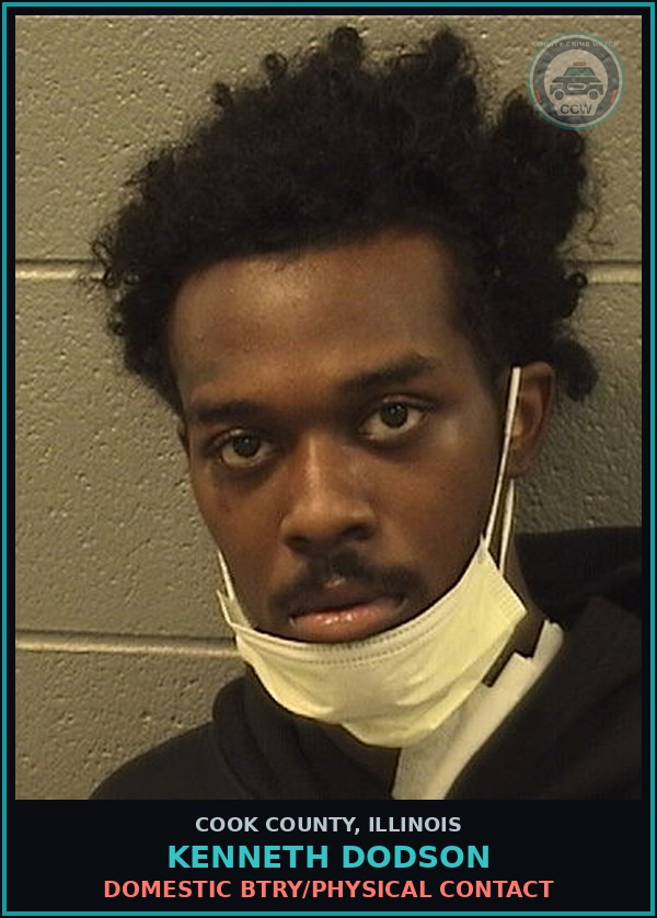 Booking mugshot of Kenneth Dodson in Cook County
