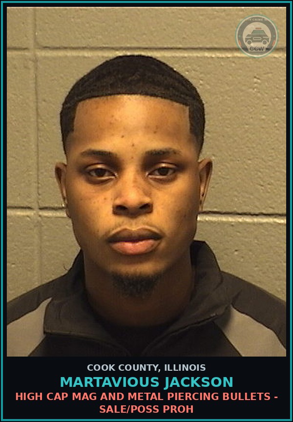 Booking mugshot of MARTAVIOUS JACKSON in Cook County
