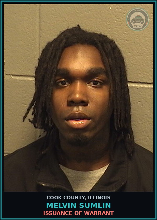 Booking mugshot of MELVIN SUMLIN in Cook County