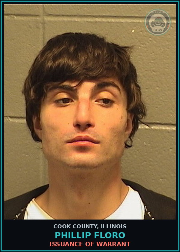 Booking mugshot of Phillip Floro in Cook County