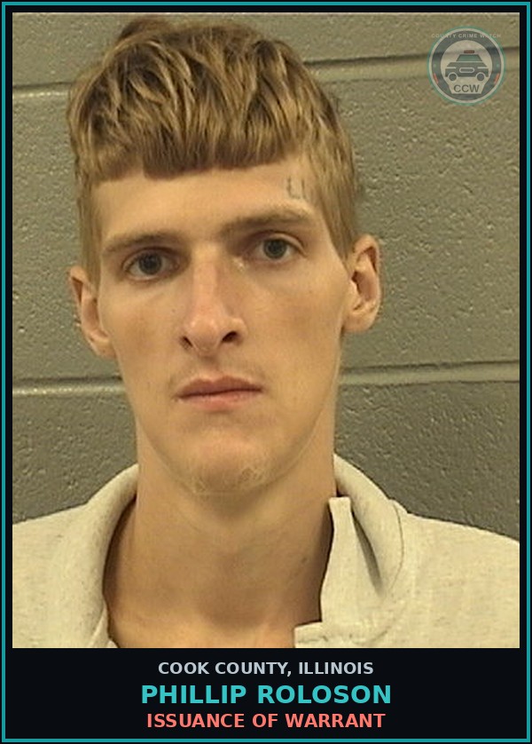 Booking mugshot of Phillip Roloson in Cook County