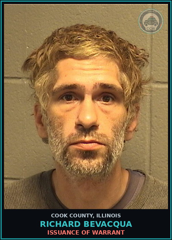 Booking mugshot of Richard Bevacqua in Cook County