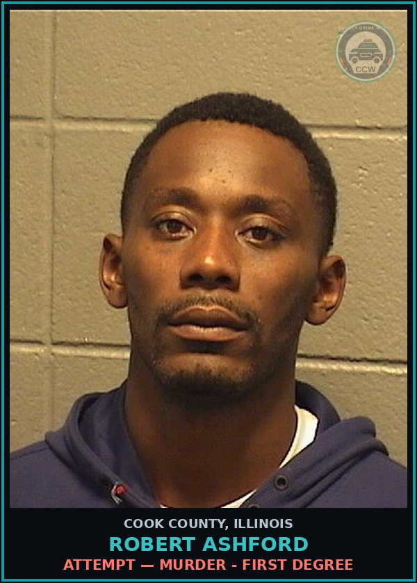Booking mugshot of ROBERT ASHFORD in Cook County
