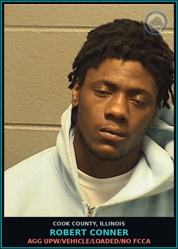 Booking mugshot of Robert Conner in Cook County