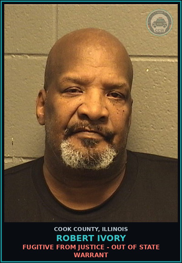 Booking mugshot of Robert Ivory in Cook County