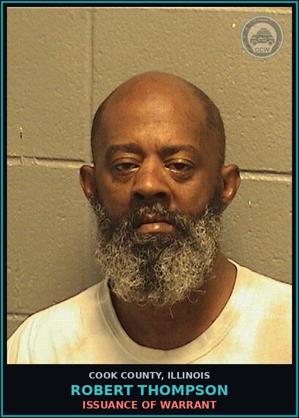 Booking mugshot of ROBERT Thompson in Cook County