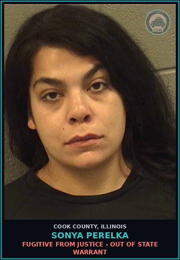 Booking mugshot of SONYA PERELKA in Cook County
