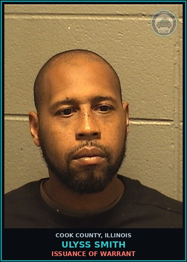 Booking mugshot of Ulyss Smith in Cook County