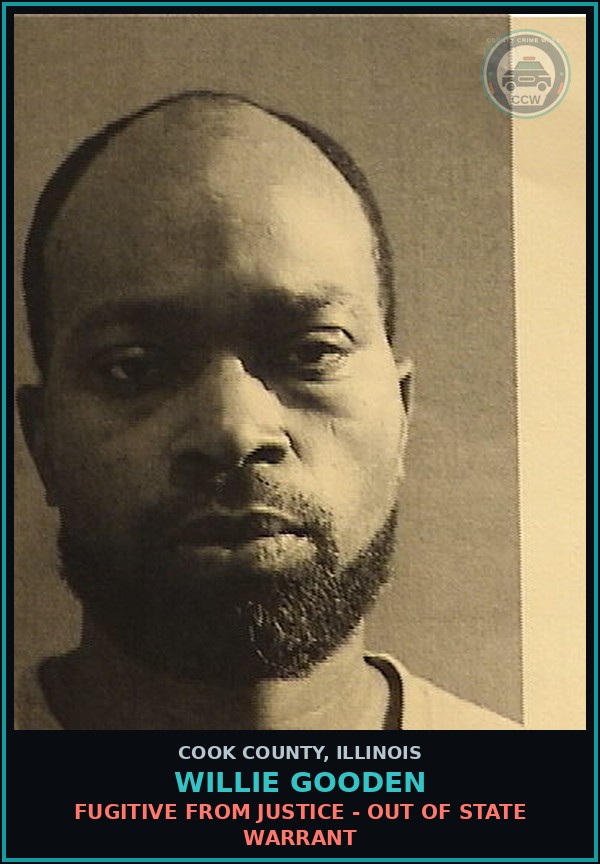 Booking mugshot of WILLIE GOODEN in Cook County