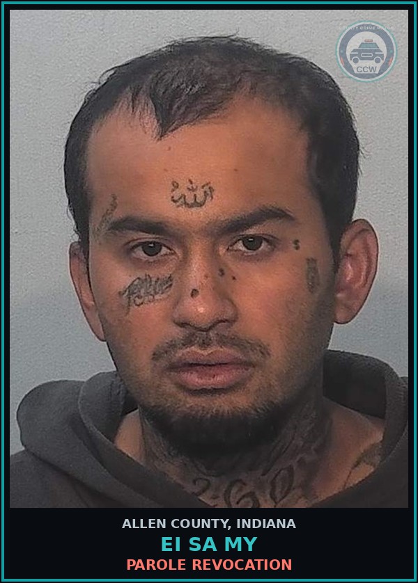 Booking mugshot of Ei Sa My in Allen County