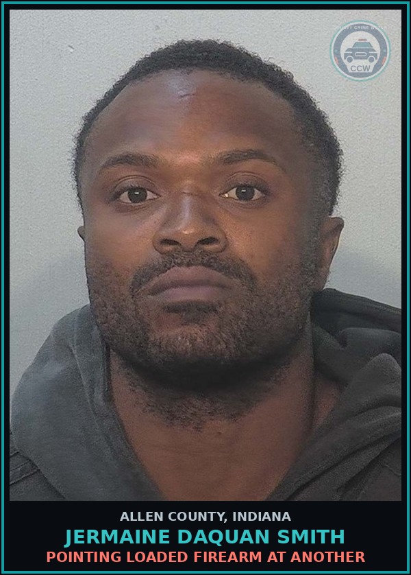 Booking mugshot of Jermaine Daquan Smith in Allen County