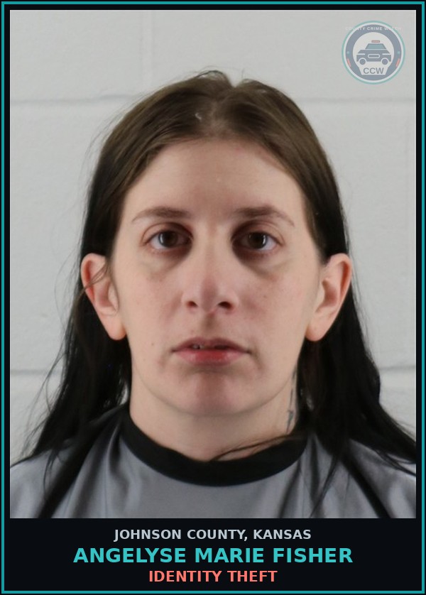 Booking mugshot of ANGELYSE MARIE FISHER in Johnson County