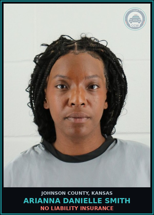 Booking mugshot of ARIANNA DANIELLE SMITH in Johnson County