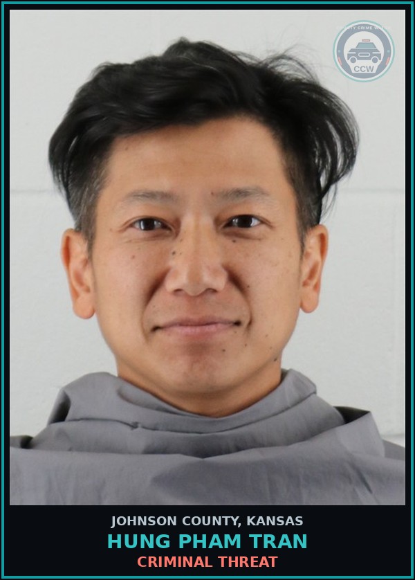 Booking mugshot of HUNG PHAM TRAN in Johnson County