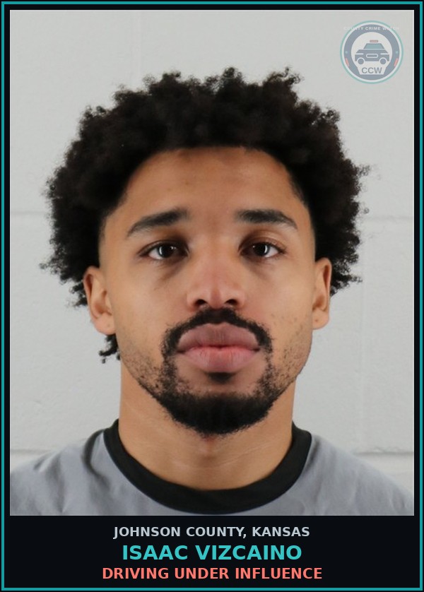 Booking mugshot of ISAAC VIZCAINO in Johnson County