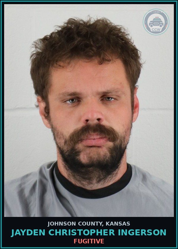 Booking mugshot of JAYDEN CHRISTOPHER INGERSON in Johnson County